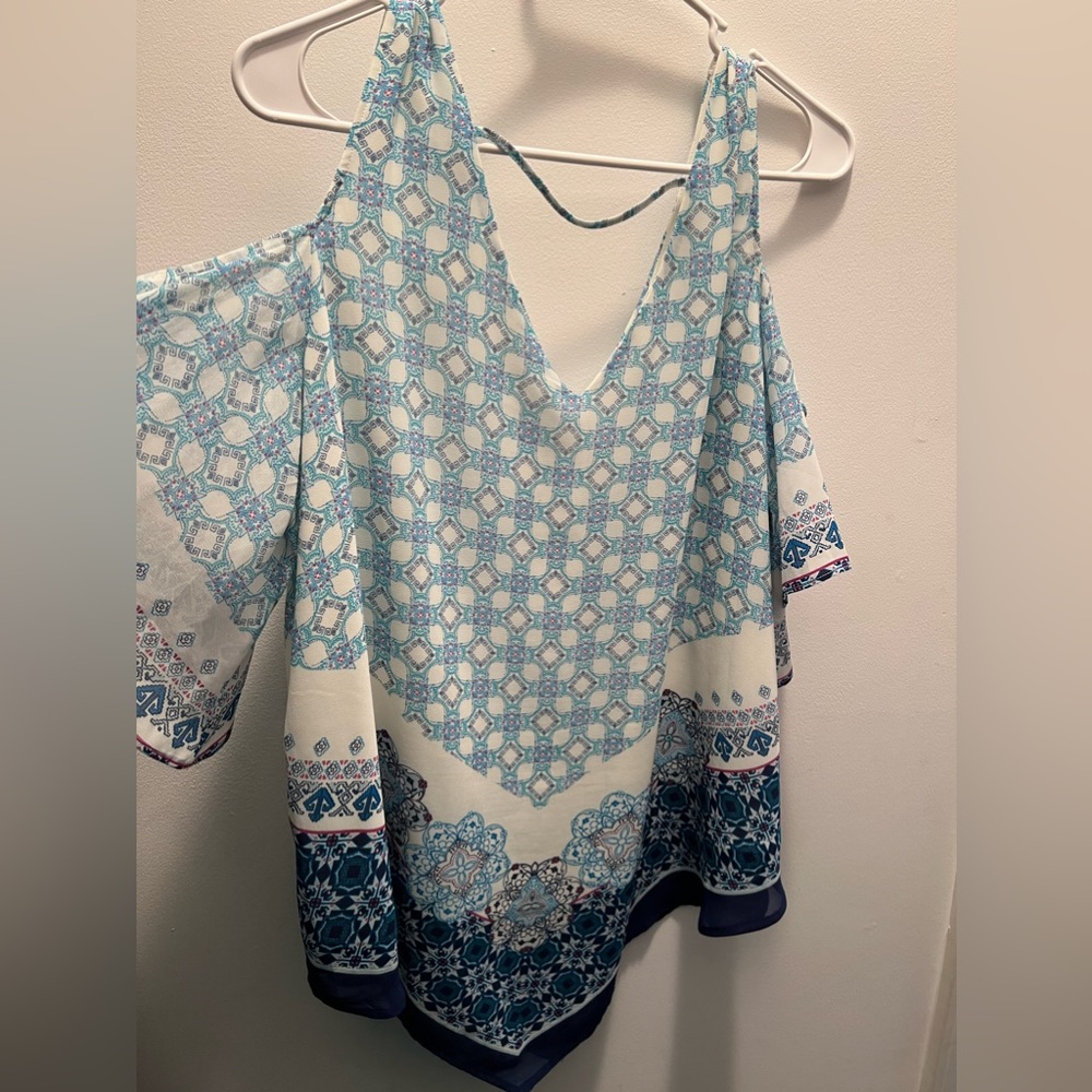 Off the shoulder blouse size L